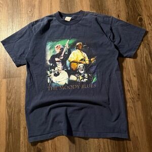 Vintage Moody Blues Hall Of Fame 2000 Band Graphic T Shirt Mens L‎